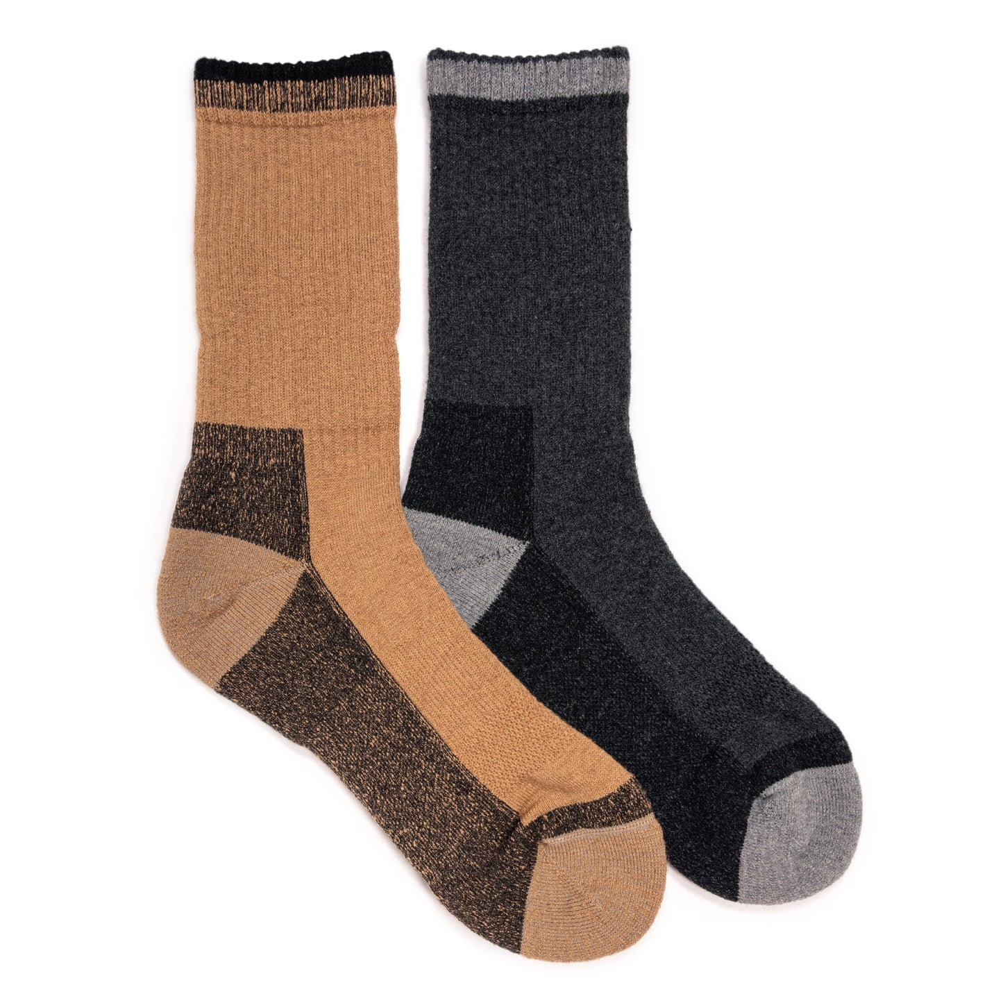 Muk Luks 8 Inch Heat Retainer Hiking Socks Navy