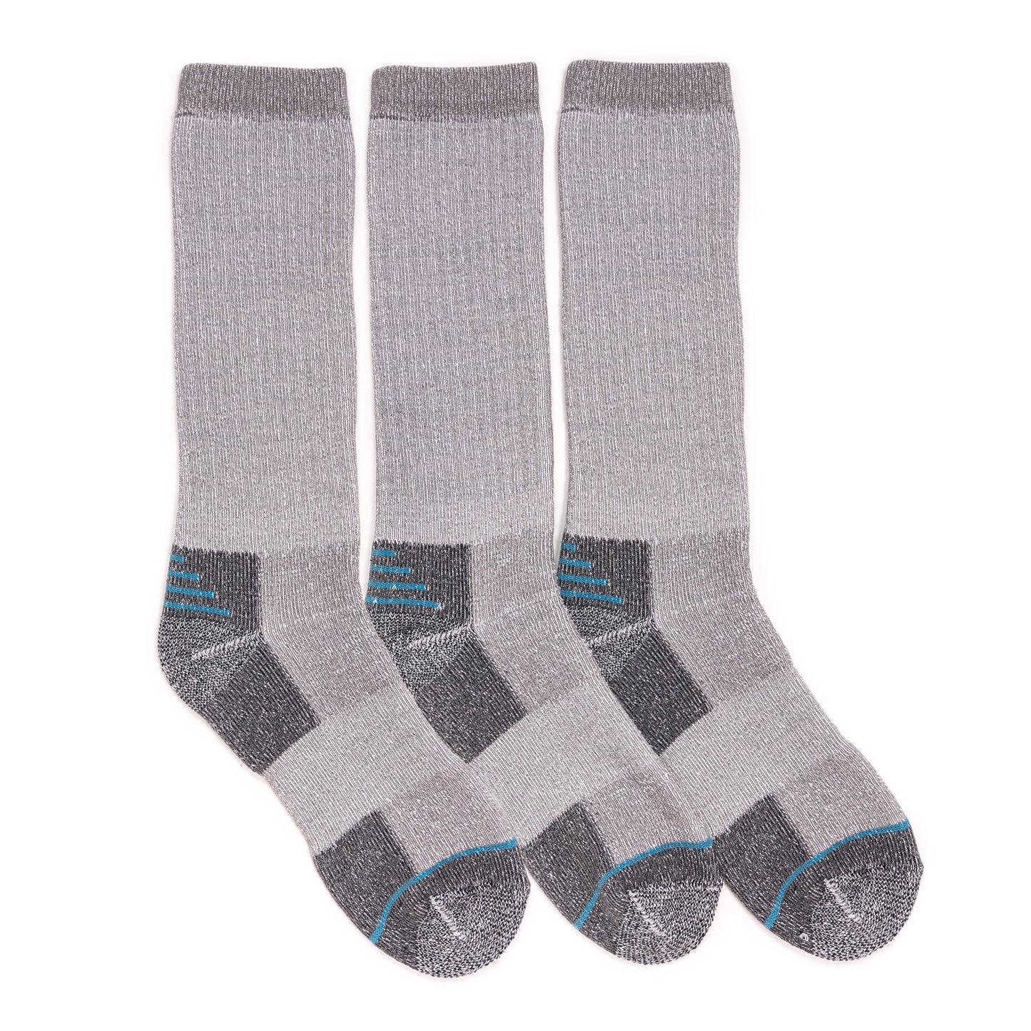 Muk Luks 8 Inch Heat Retainer Hiking Socks Navy