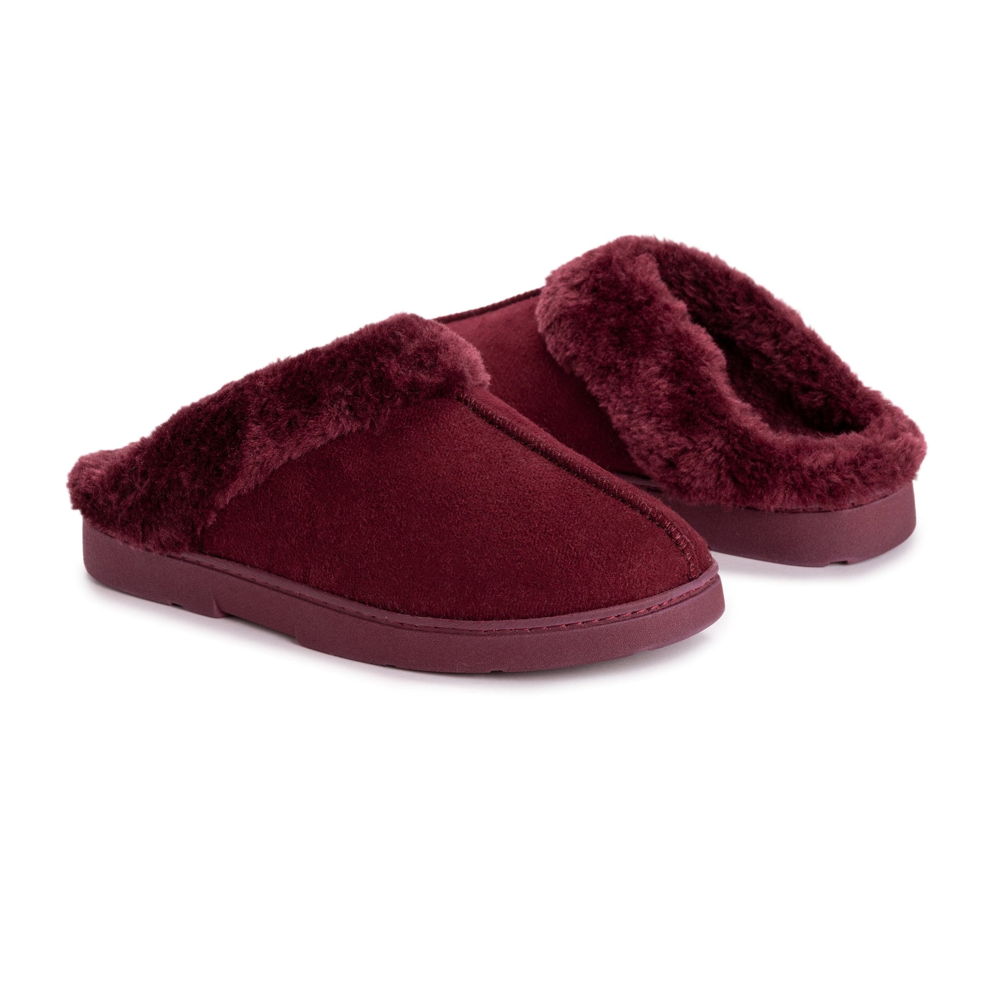 Muk Luks Polysuede Clog Slippers