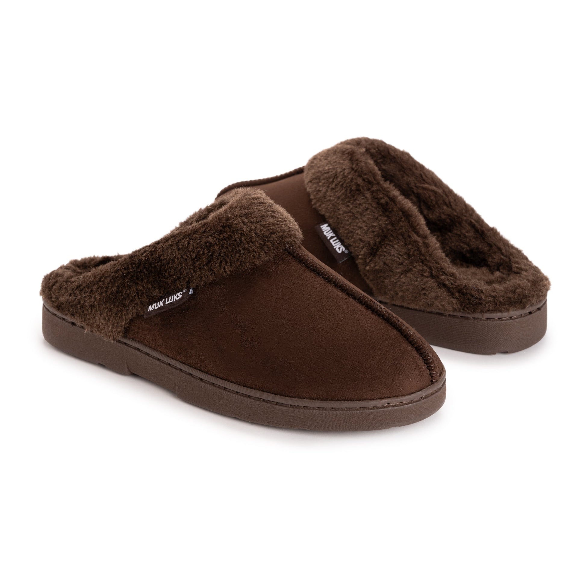 Muk Luks Polysuede Clog Slippers