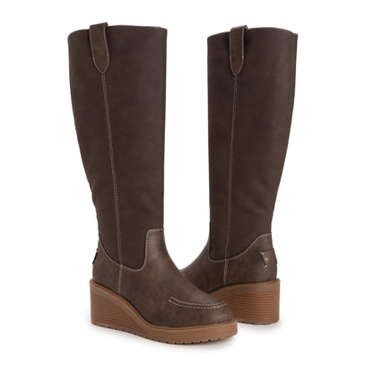 Muk Luks Sky Sloane Tall Wedge Boots