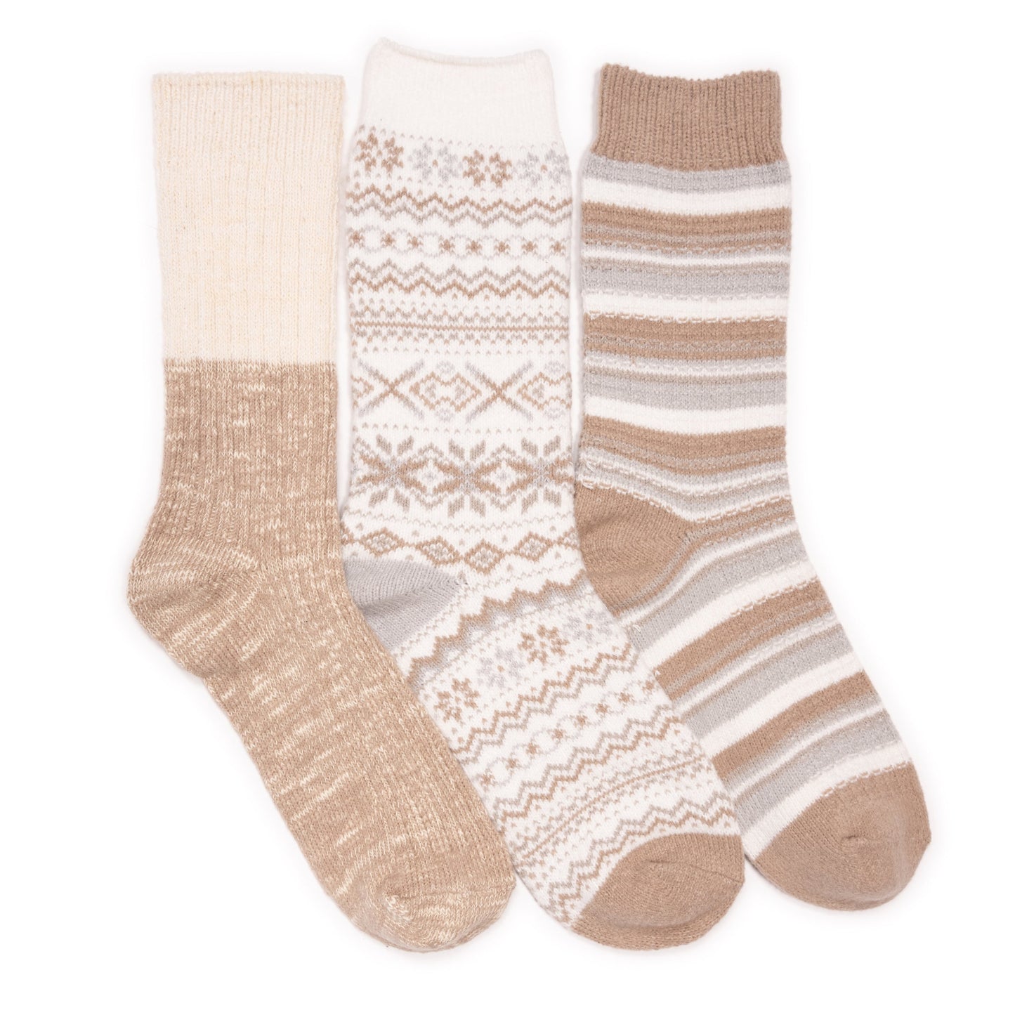 Muk Luks 3 Pair Pack Boot Socks