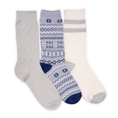 Muk Luks 3 Pair Pack Boot Socks