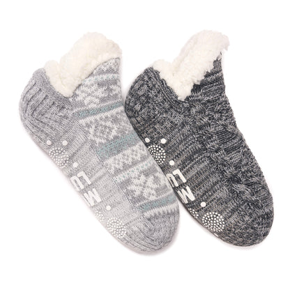 Muk Luks Shortie Cabin Sock (2 Pair Pack)
