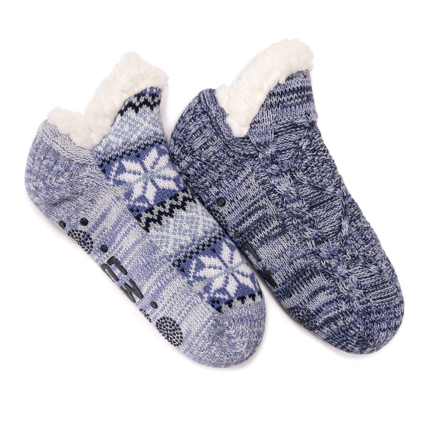 Muk Luks Shortie Cabin Sock (2 Pair Pack)