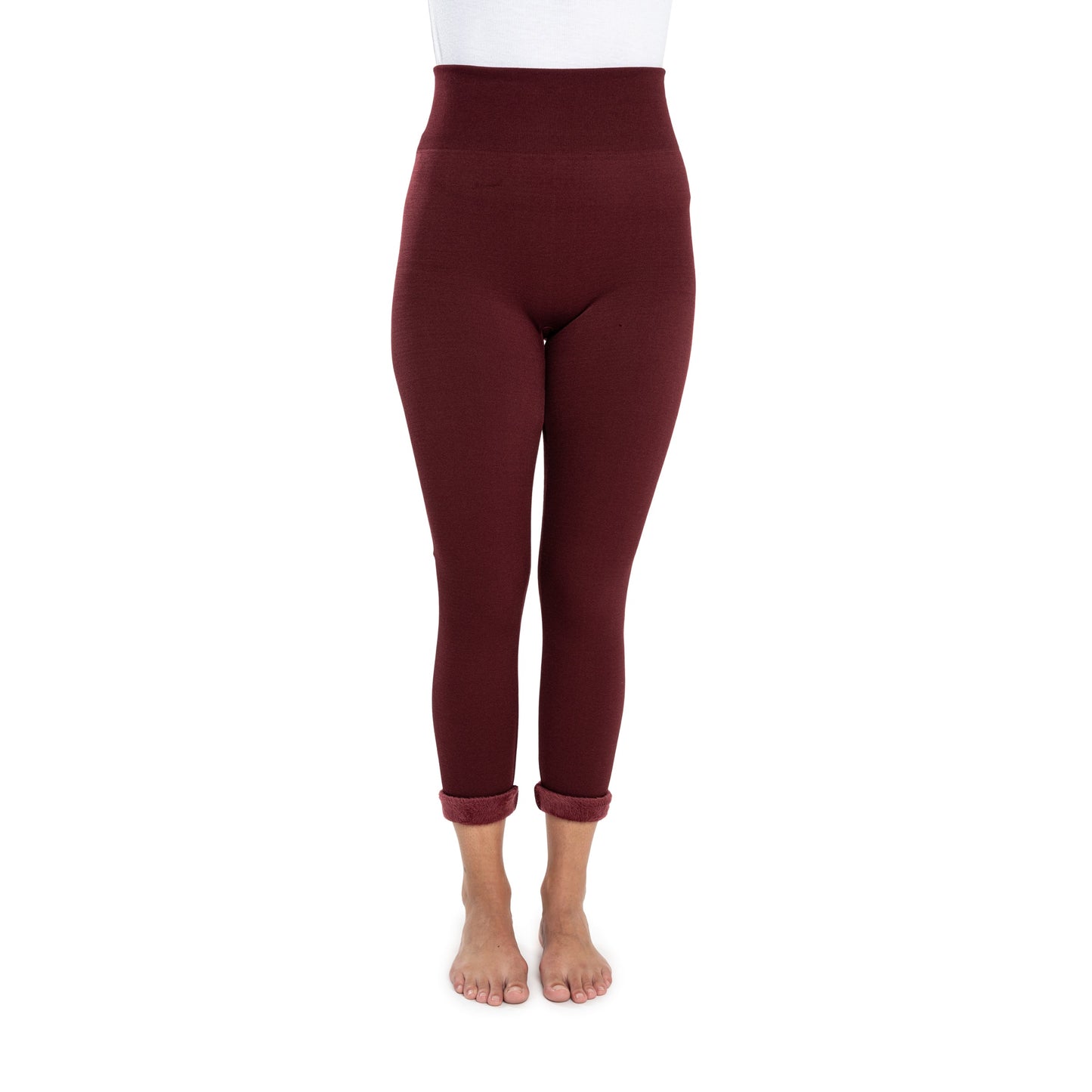 Muk Luks Faux Fur Lined Legging Black