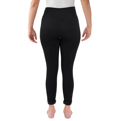 Muk Luks Faux Fur Lined Legging Black