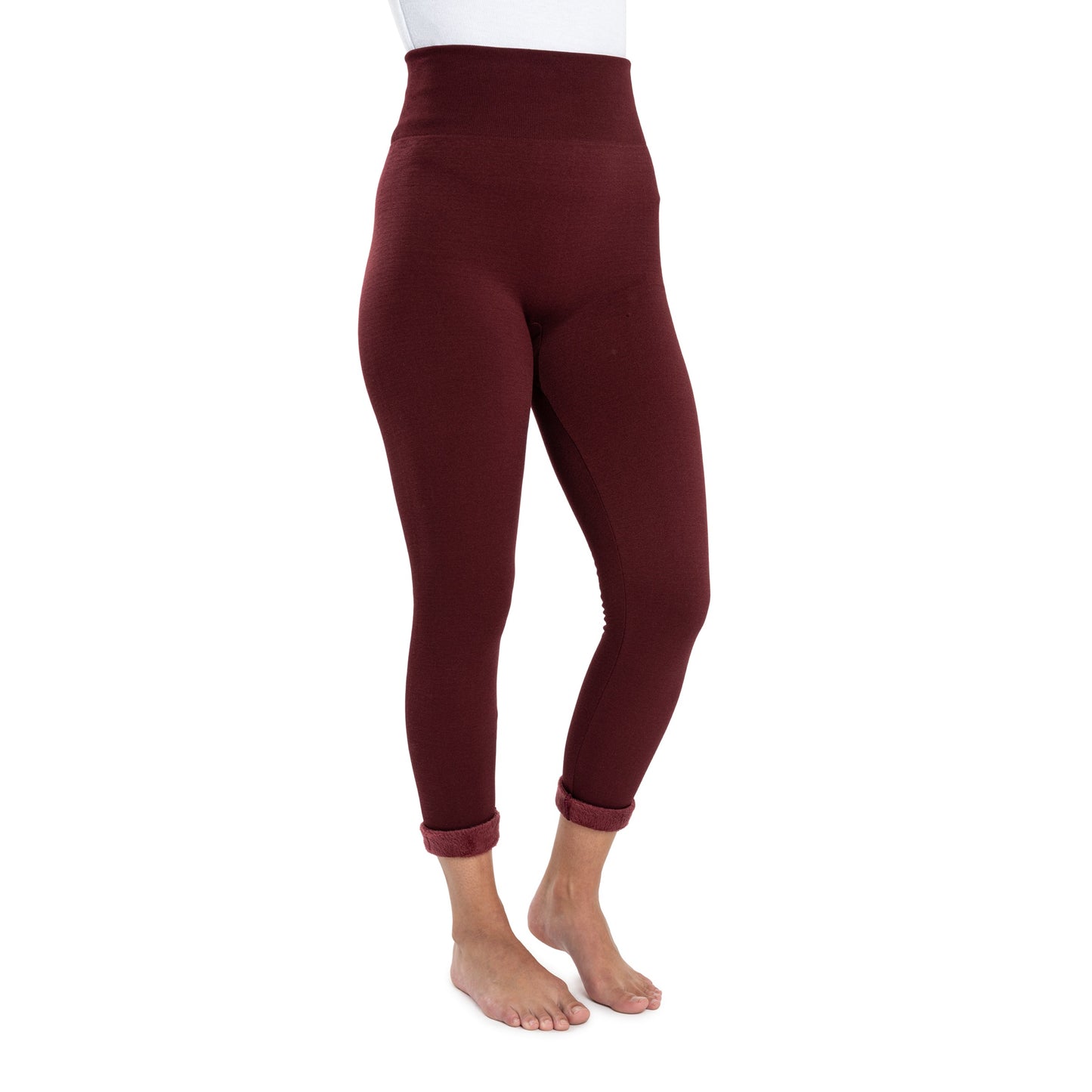 Muk Luks Faux Fur Lined Legging Black