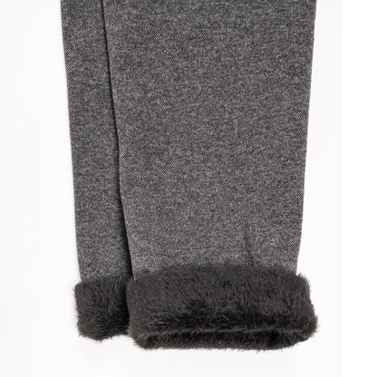 Muk Luks Faux Fur Lined Legging Black
