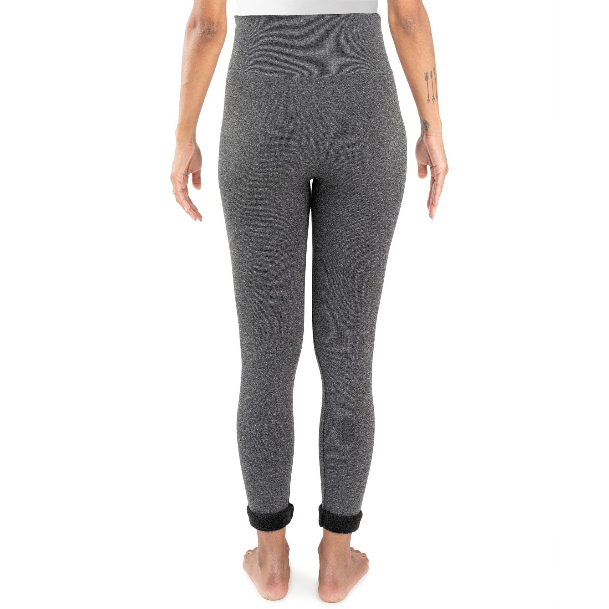 Muk Luks Faux Fur Lined Legging Black