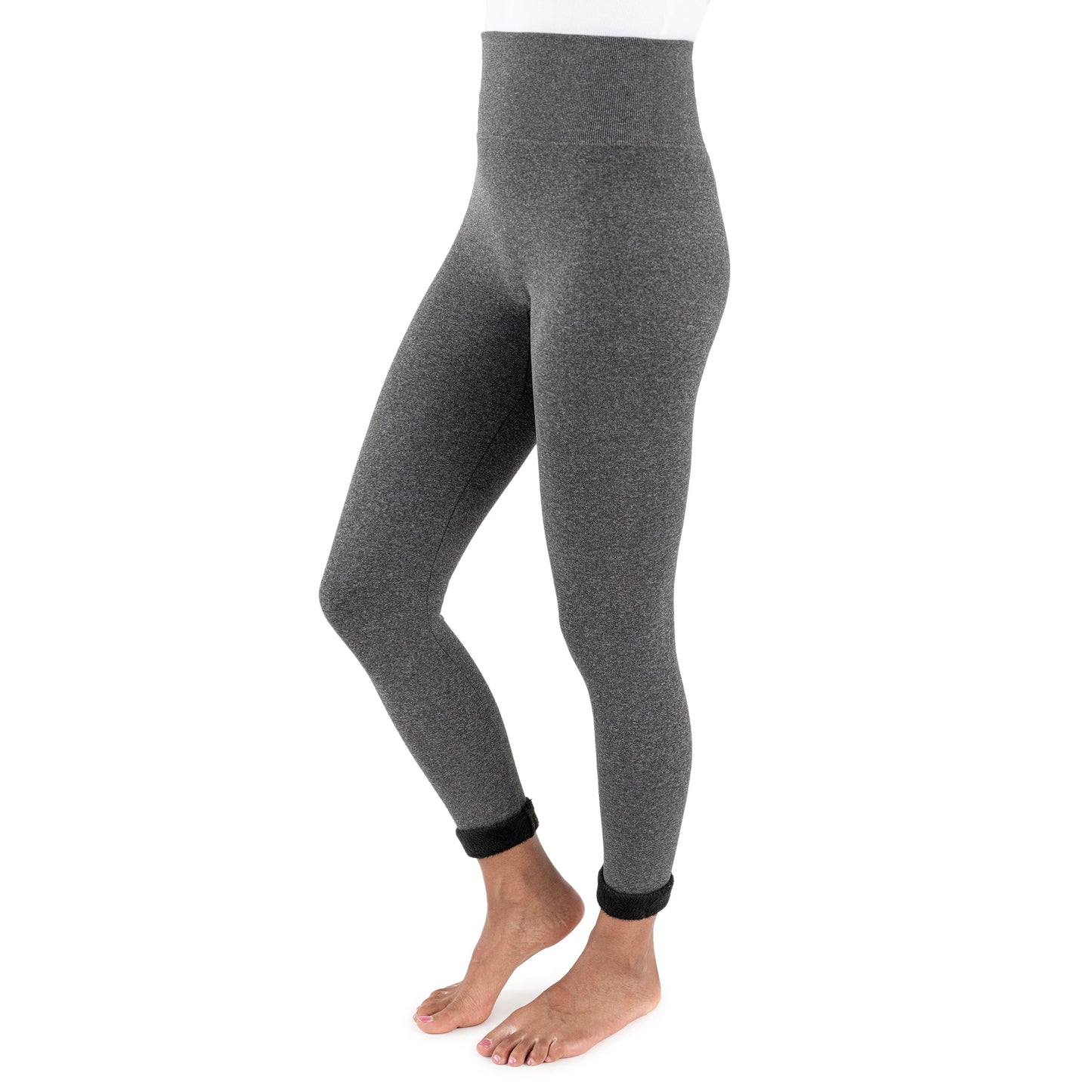 Muk Luks Faux Fur Lined Legging Black