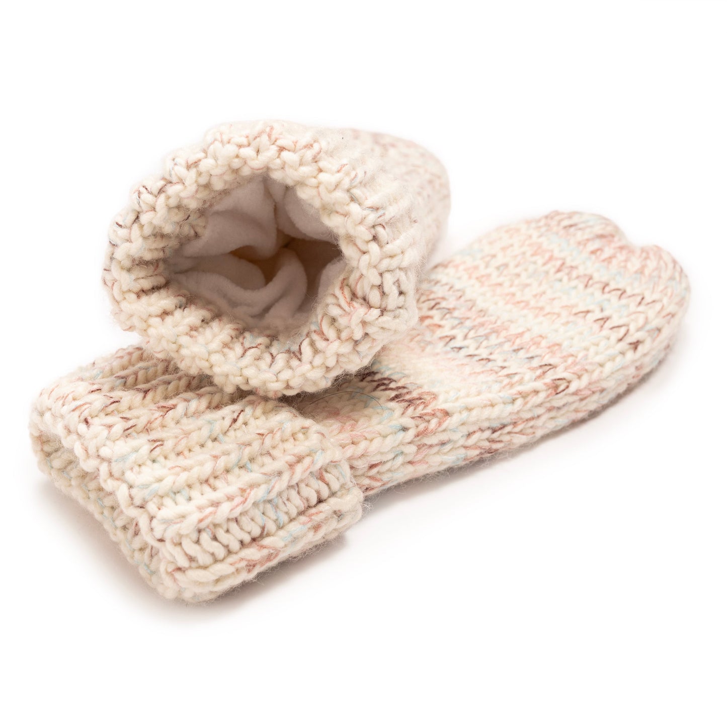 Muk Luks Patch Marled Mittens