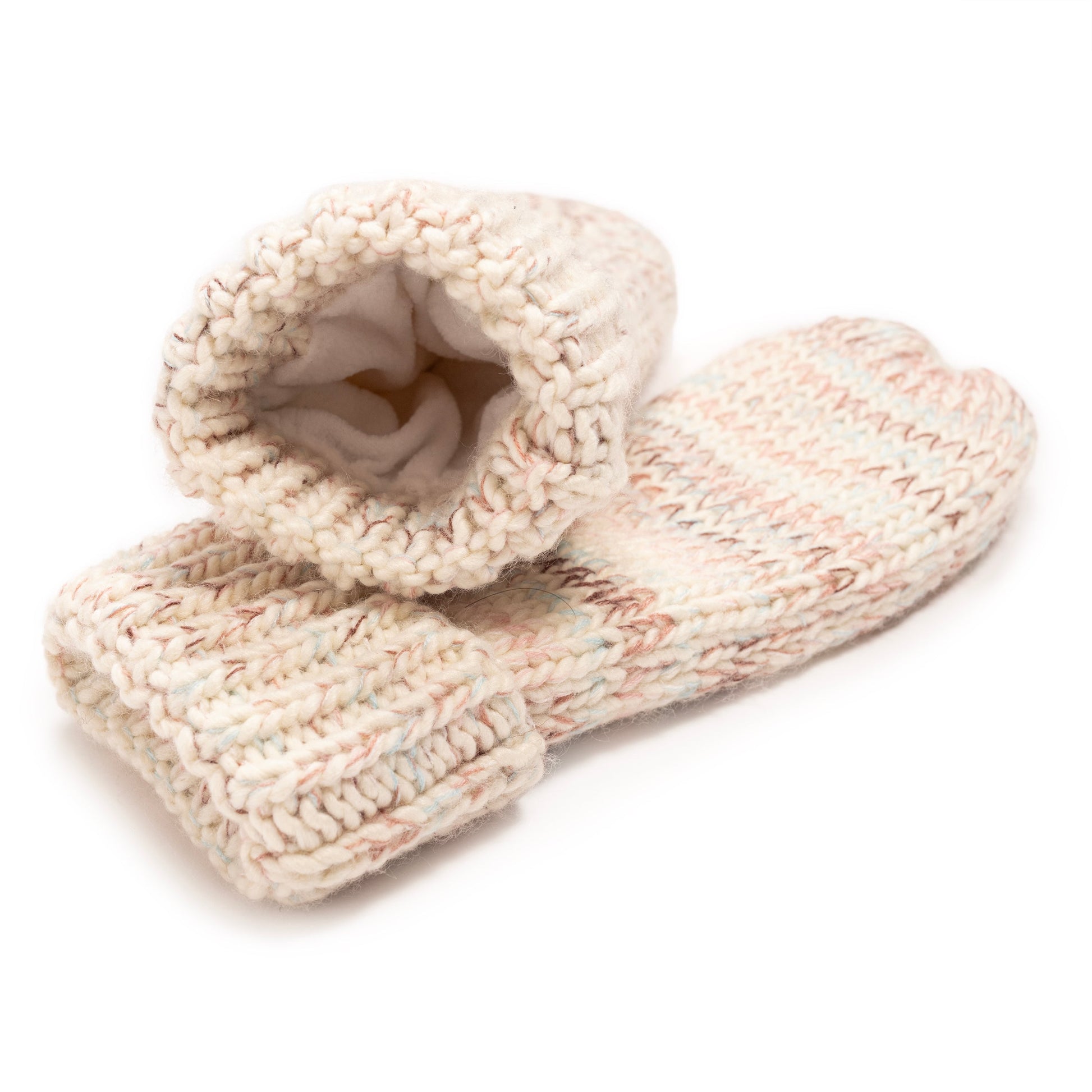 Muk Luks Patch Marled Mittens