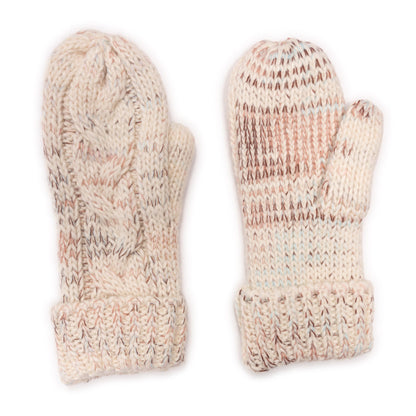 Muk Luks Patch Marled Mittens