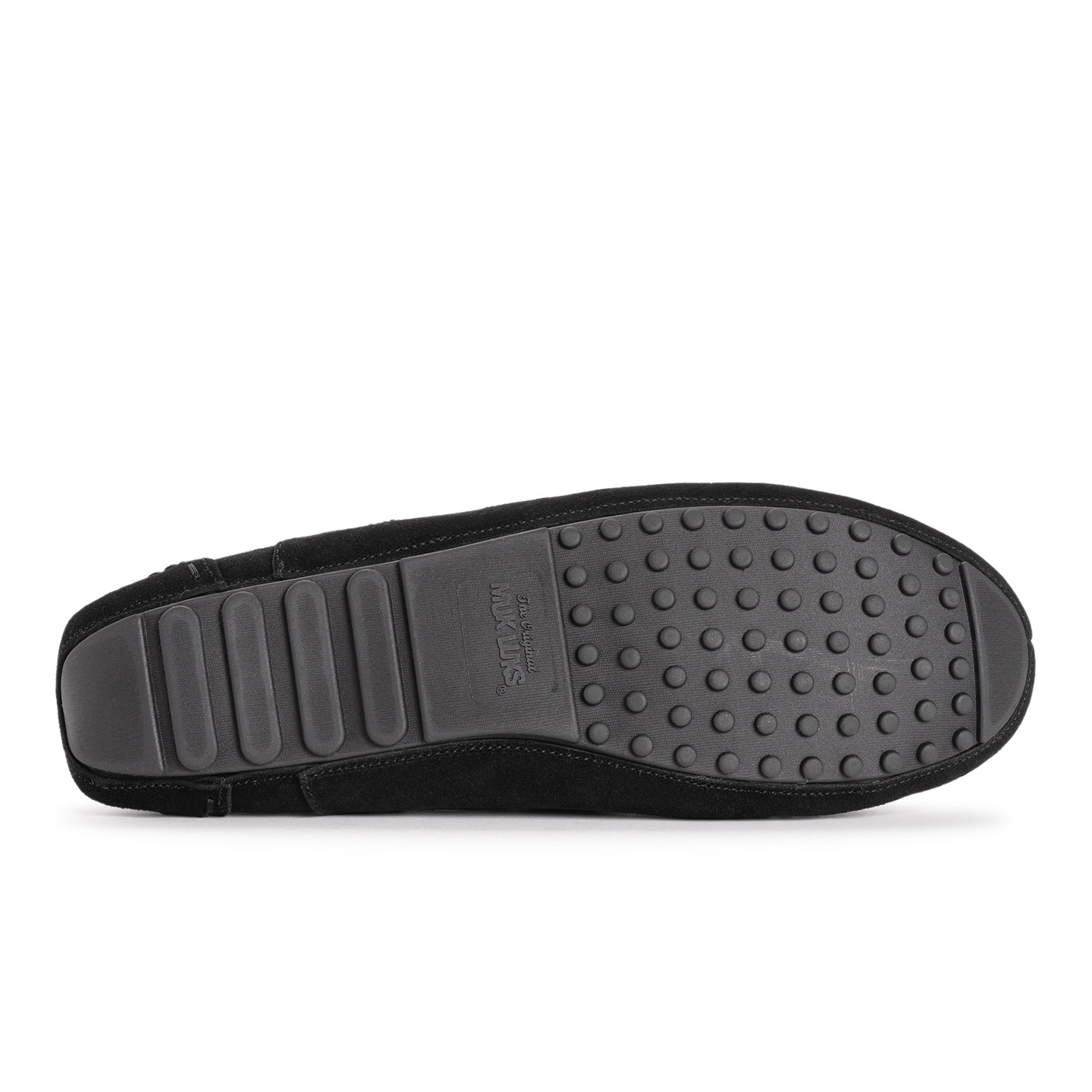 Muk Luks Everett Moccasin Slippers Dark Grey
