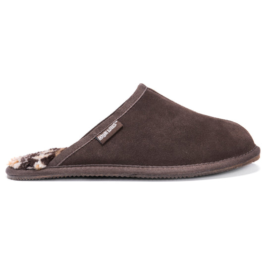 Muk Luks Dave Printed Berber Suede Scuff