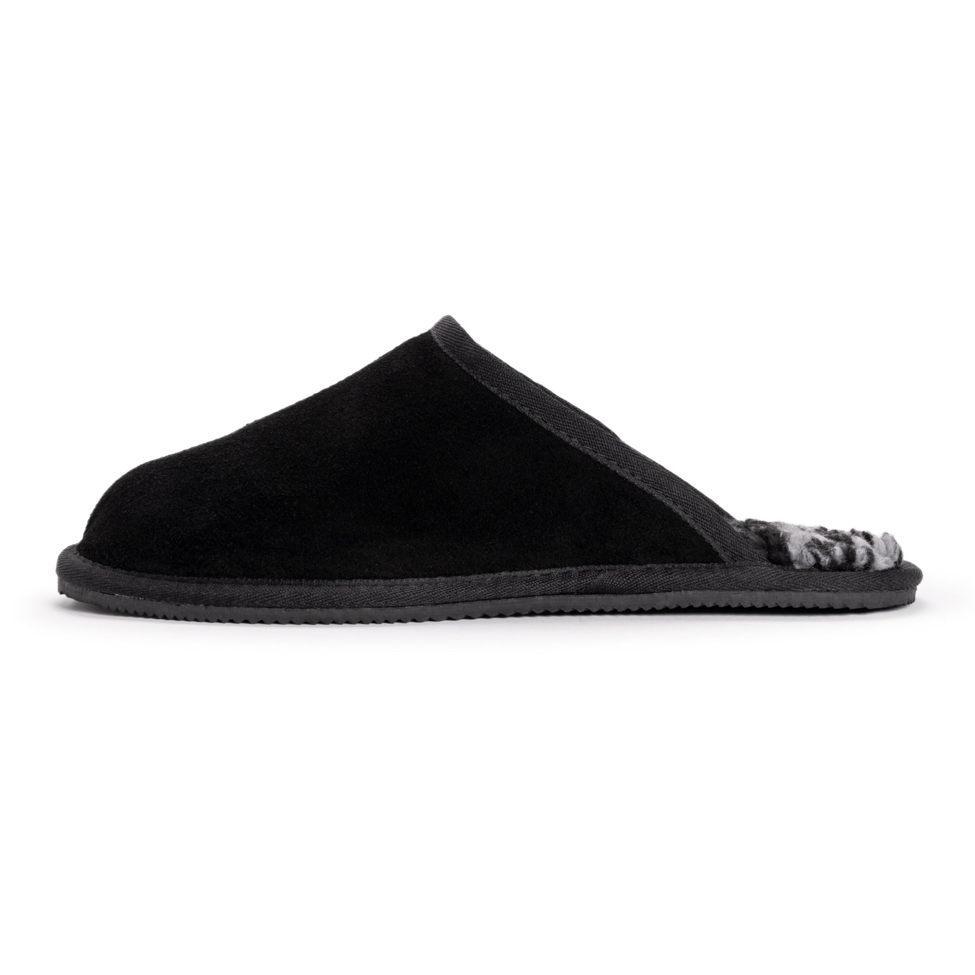 Muk Luks Dave Printed Berber Suede Scuff