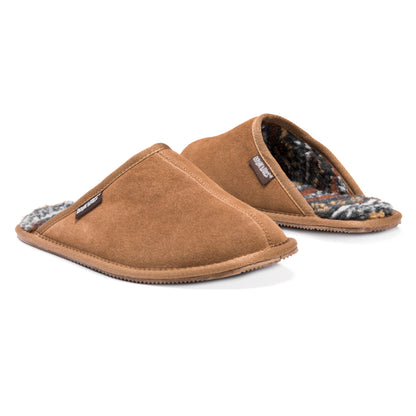 Muk Luks Dave Printed Berber Suede Scuff