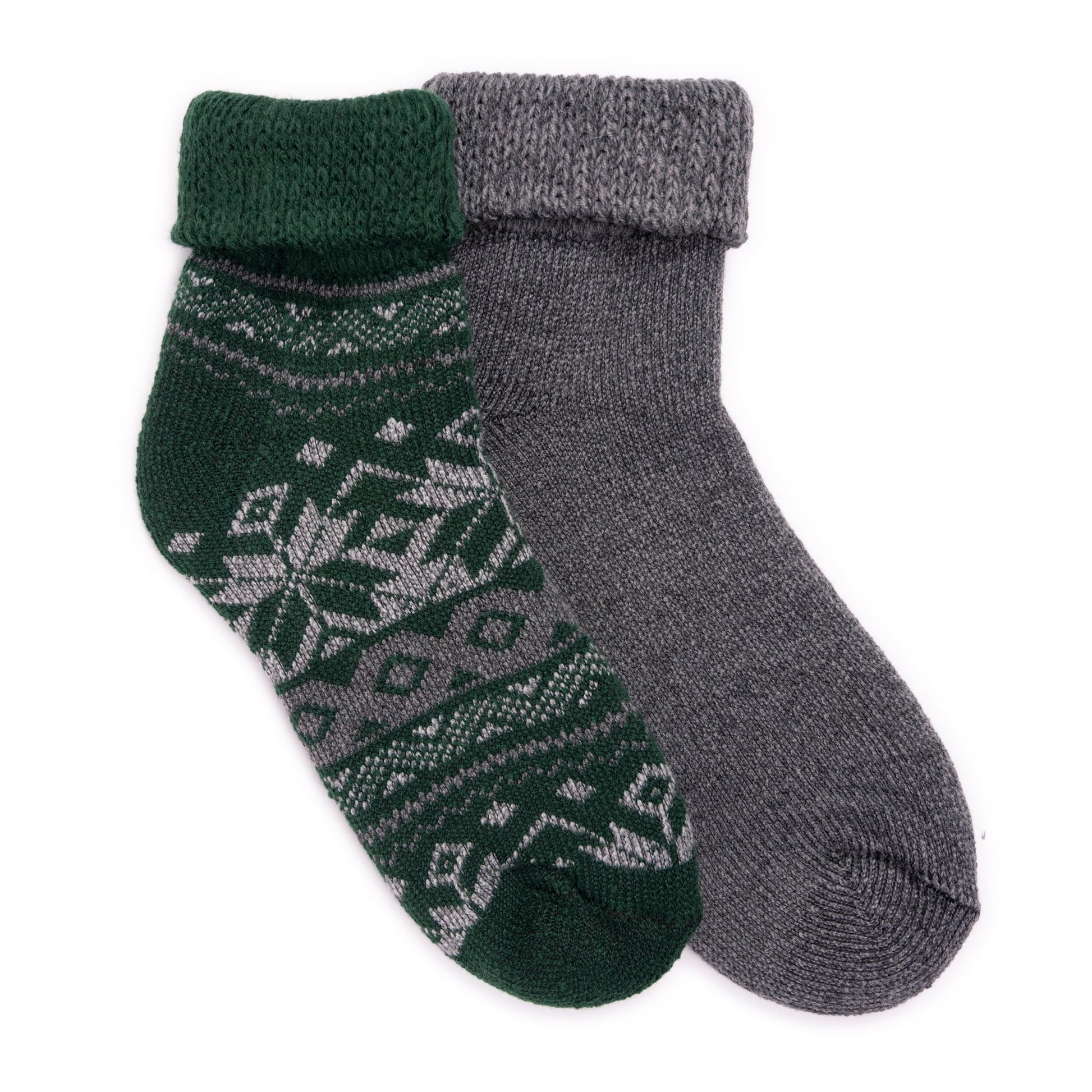 Muk Luks 2 Pair Pack Short Heat Retainer Socks