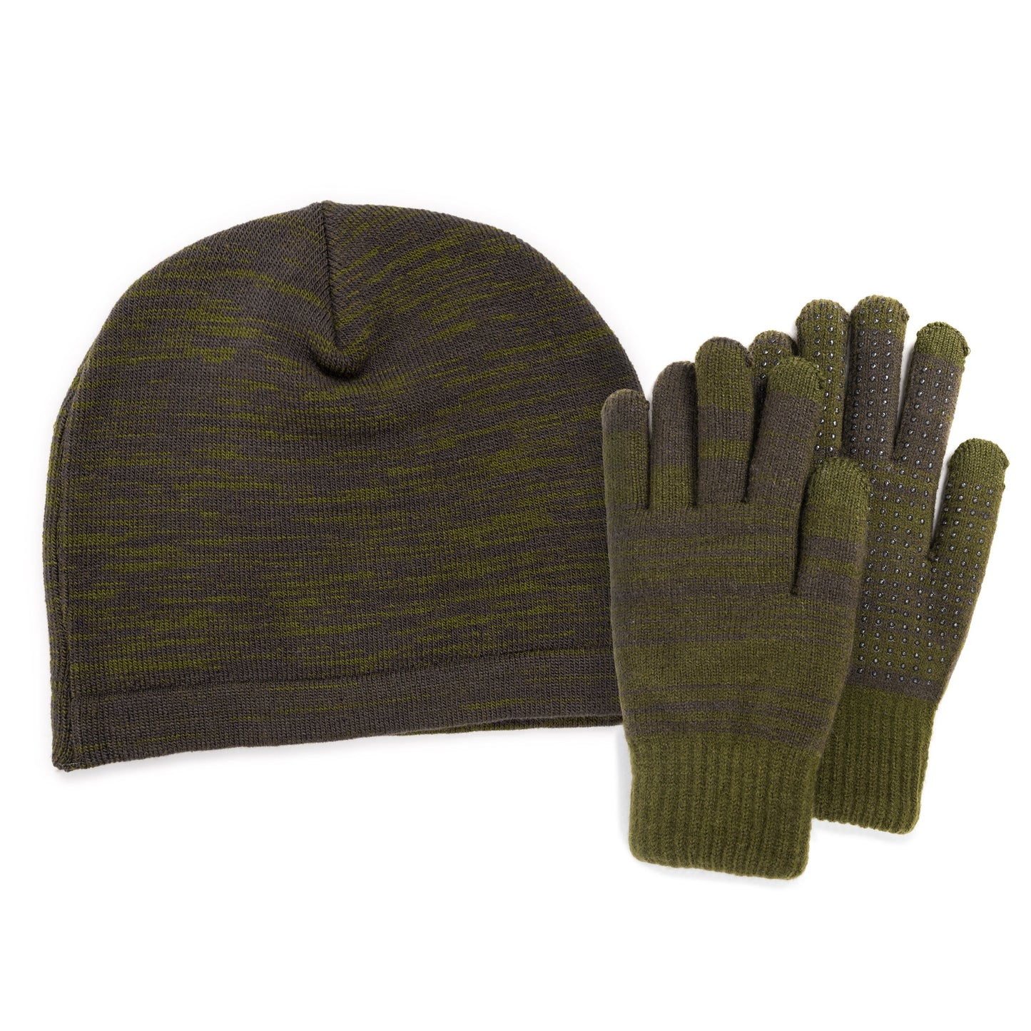 Muk Luks Quietwear Heat Retainer Beanie and Glove Set