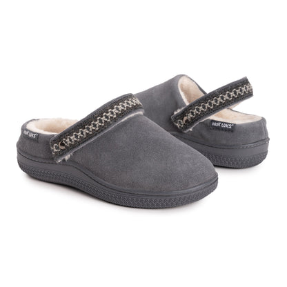 Muk Luks Quianna Luna Clog Suede Slippers