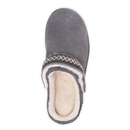 Muk Luks Quianna Luna Clog Suede Slippers