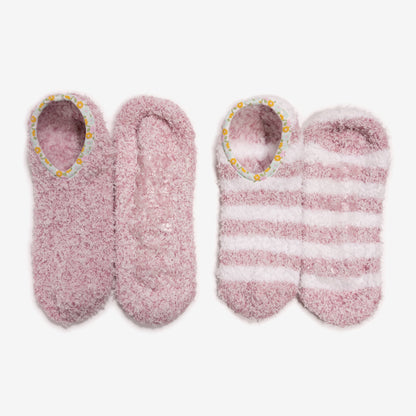 Muk Luks Insulated Ballerina Slippers Grey Snowflake