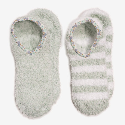 Muk Luks Insulated Ballerina Slippers Grey Snowflake