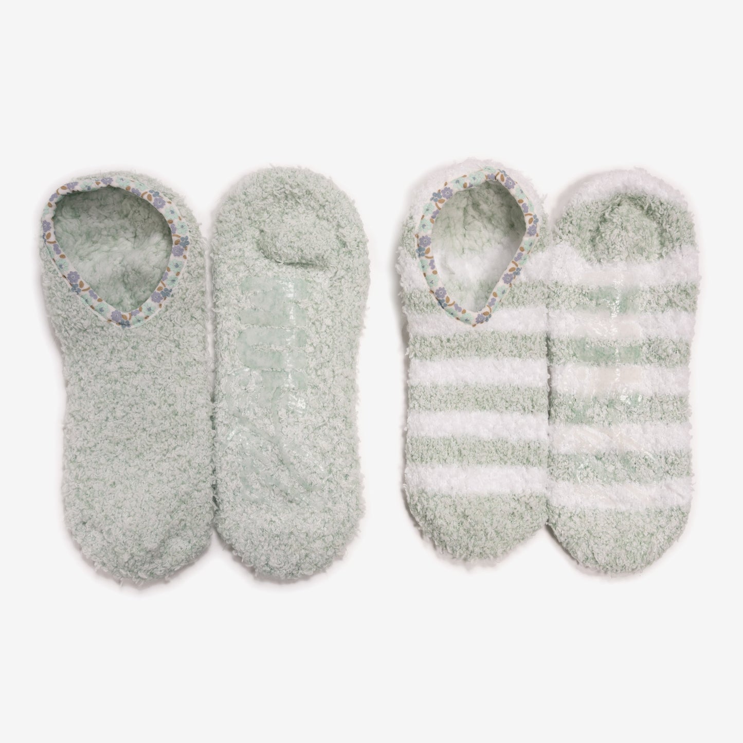 Muk Luks Insulated Ballerina Slippers Grey Snowflake