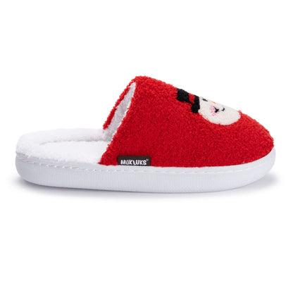 Muk Luks Joss Seasonal Print Scuff Slippers
