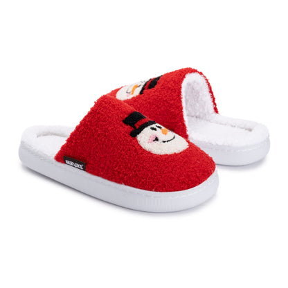Muk Luks Joss Seasonal Print Scuff Slippers