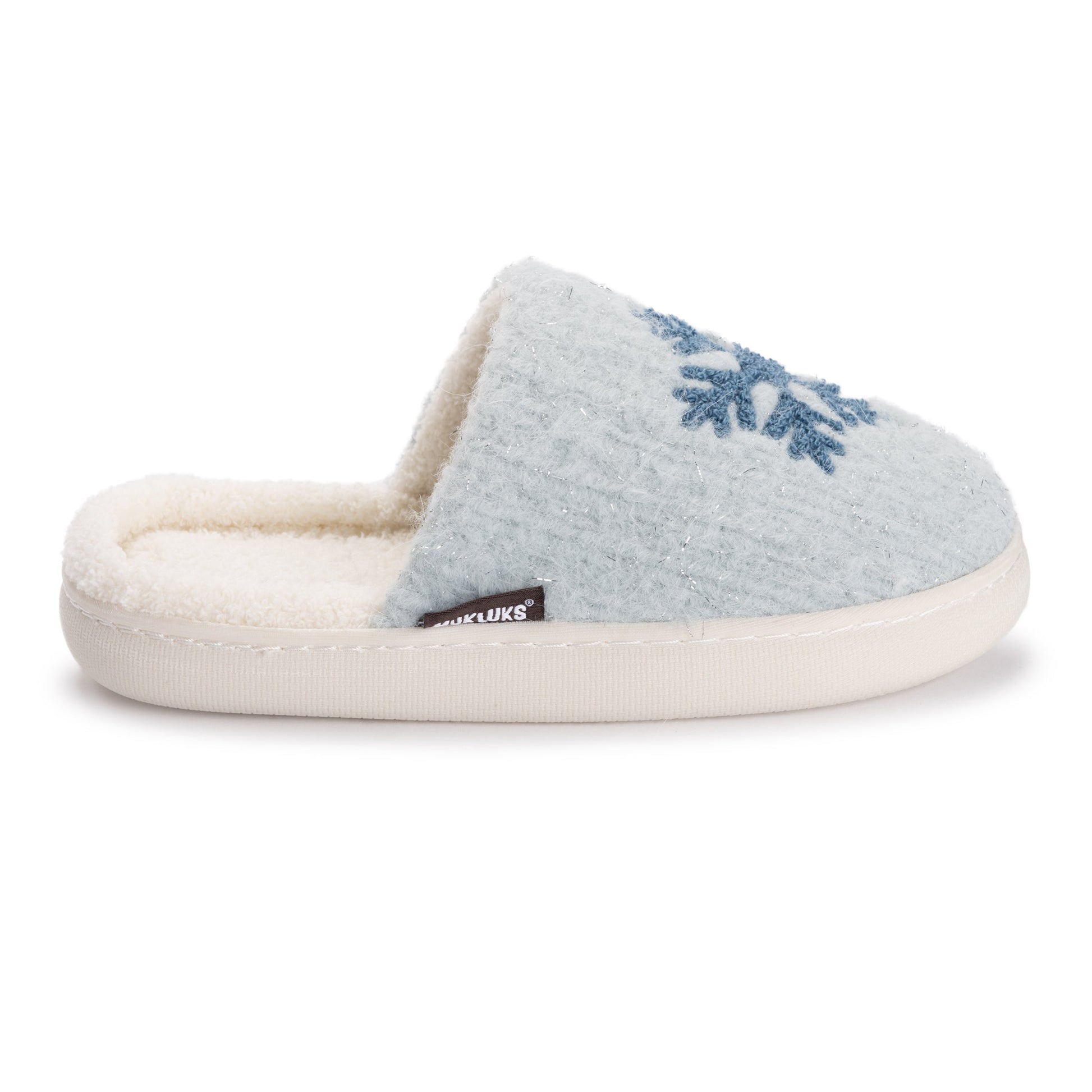 Muk Luks Joss Seasonal Print Scuff Slippers