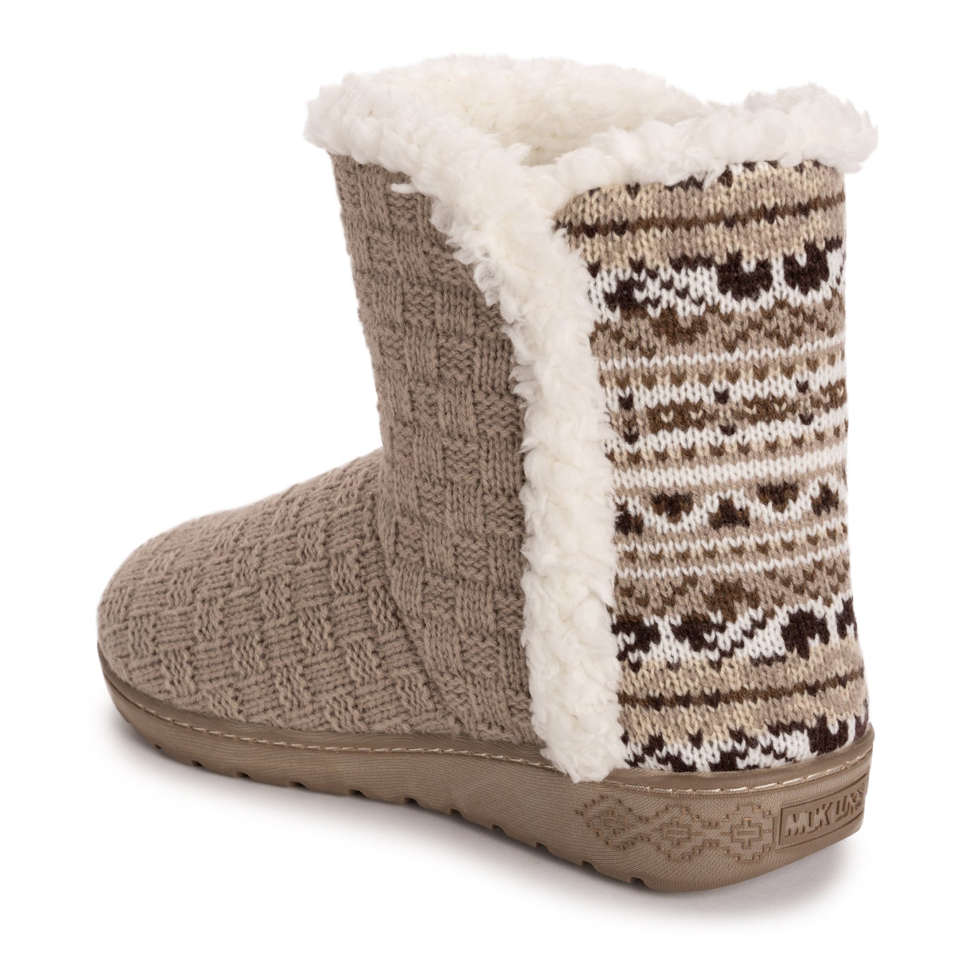 Muk Luks Cadee Contour Bootie Slippers