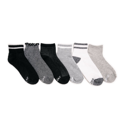 Muk Luks 6 Pack Dream Step Mini Crew Sock