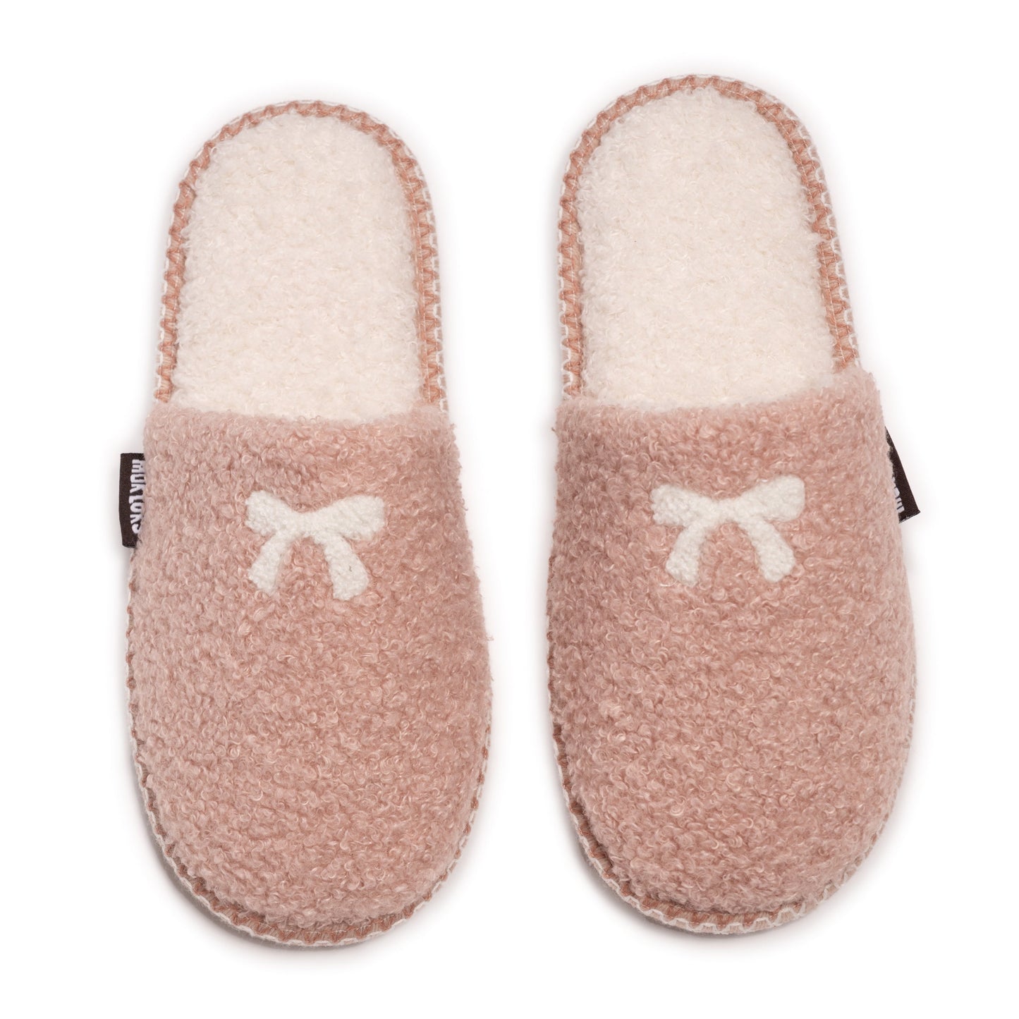 Muk Luks Novelty Punch Needle Scuff