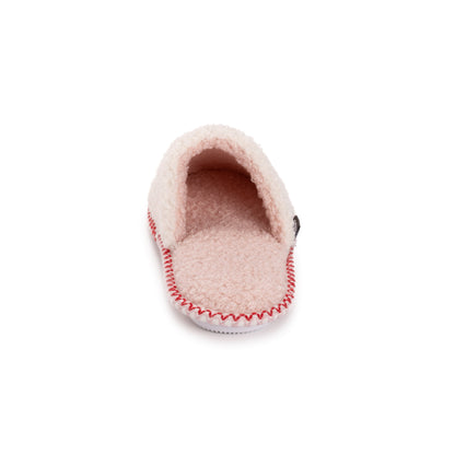 Muk Luks Novelty Punch Needle Scuff