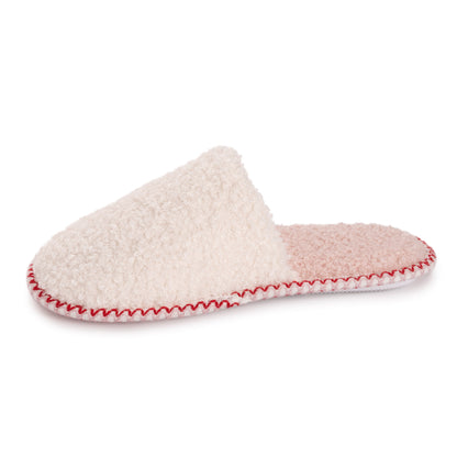 Muk Luks Novelty Punch Needle Scuff