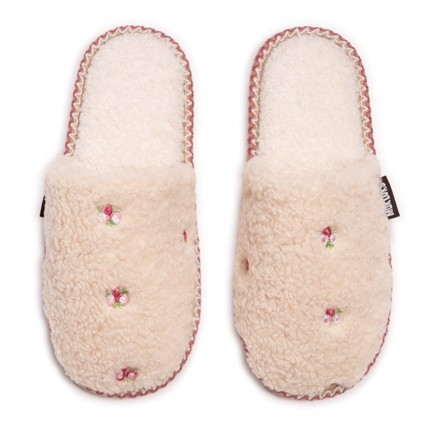 Muk Luks Novelty Punch Needle Scuff
