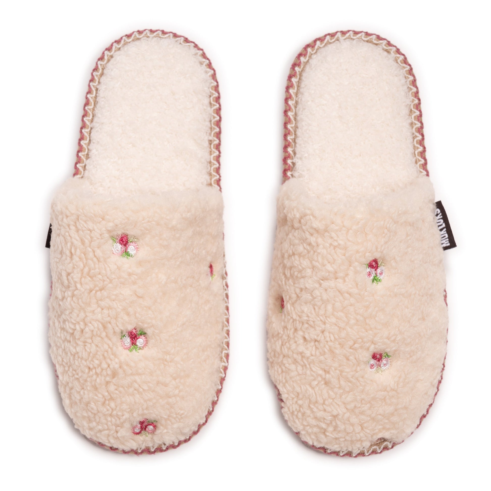 Muk Luks Novelty Punch Needle Scuff