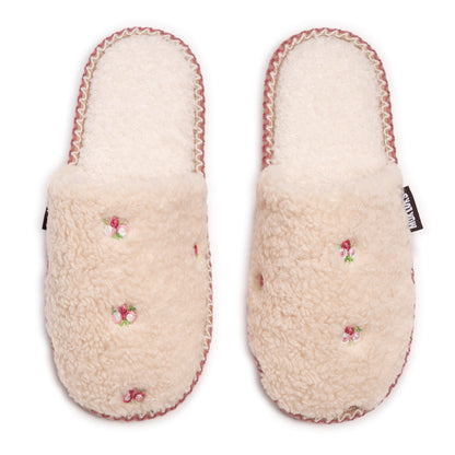 Muk Luks Novelty Punch Needle Scuff