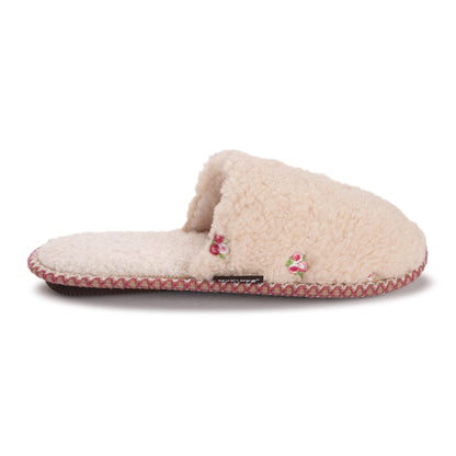 Muk Luks Novelty Punch Needle Scuff