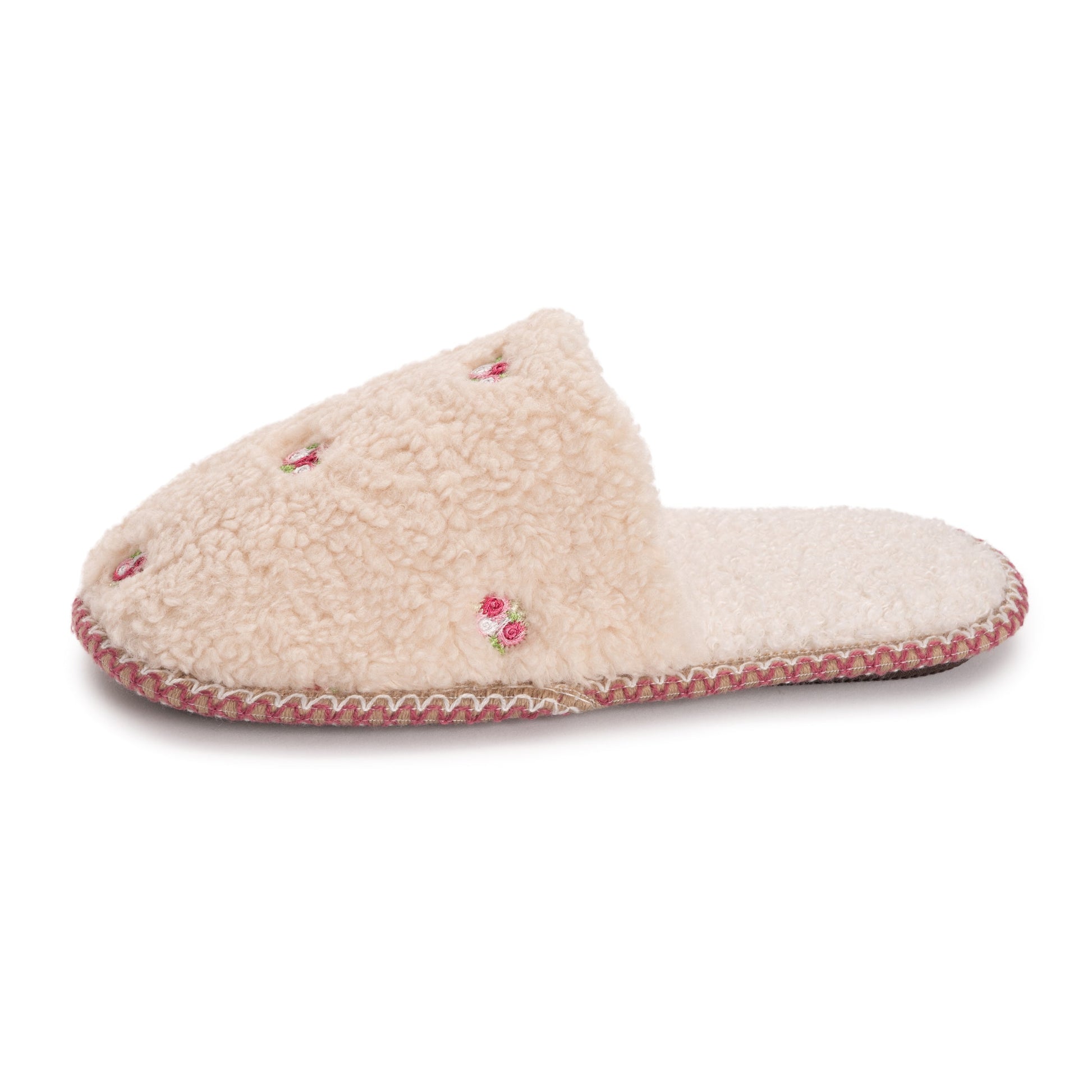 Muk Luks Novelty Punch Needle Scuff