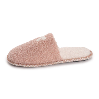 Muk Luks Novelty Punch Needle Scuff