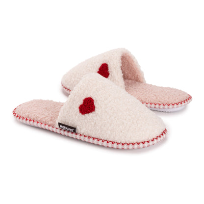 Muk Luks Novelty Punch Needle Scuff