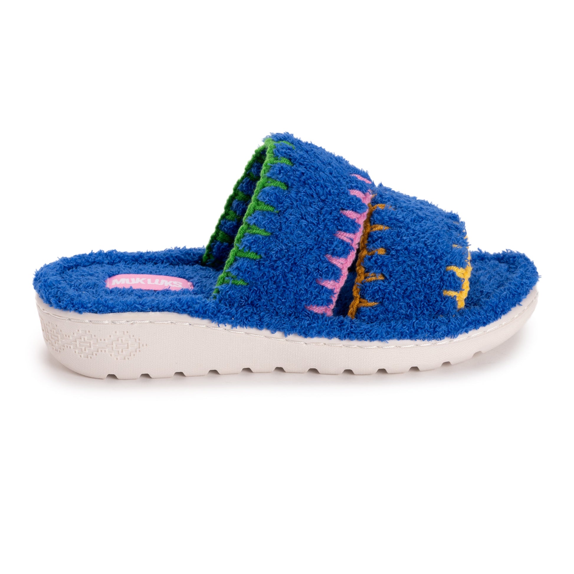 Muk Luks Platform Slipper Pink