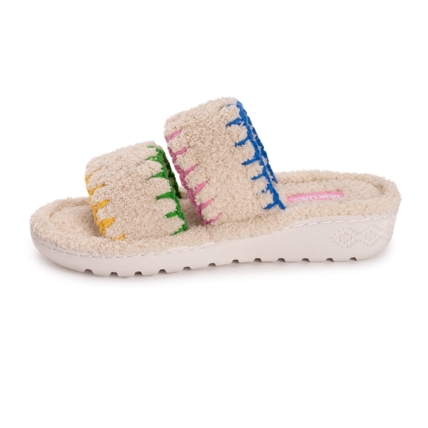 Muk Luks Platform Slipper Pink