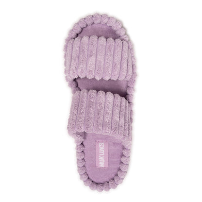 Muk Luks Platform Slipper Pink