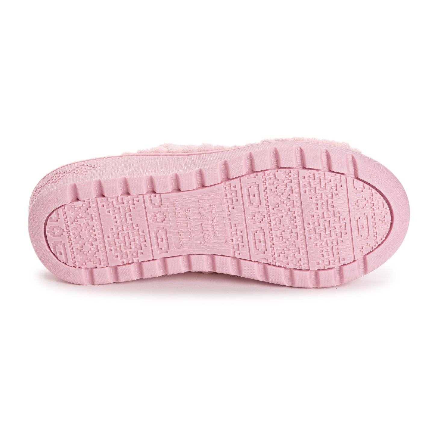 Muk Luks Platform Slipper Pink