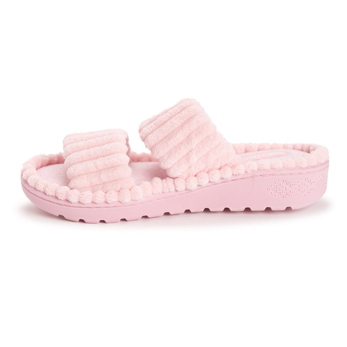 Muk Luks Platform Slipper Pink