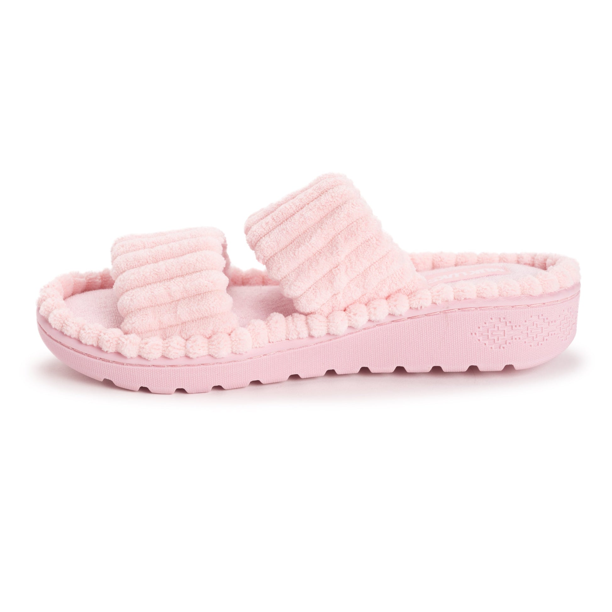 Muk Luks Platform Slipper Pink